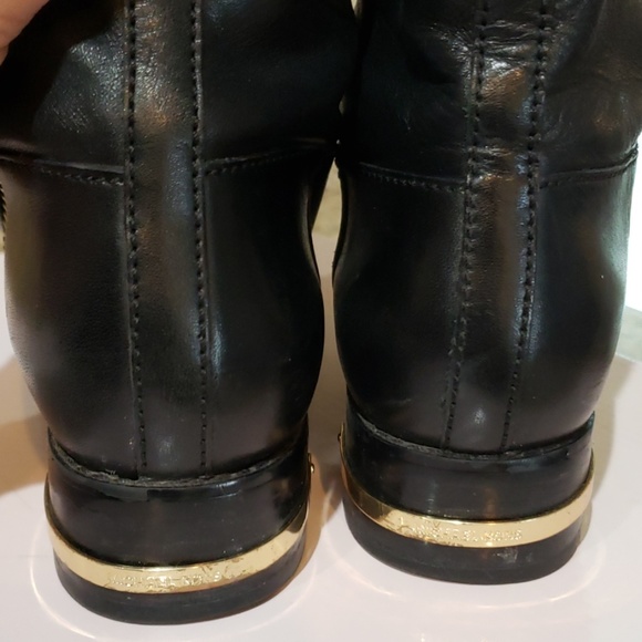 Tall two tone boots - Picture 4 of 8